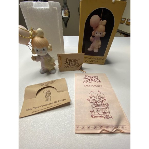 Precious Moments Other - Precious Moments May Your Christmas Be Happy Figurine